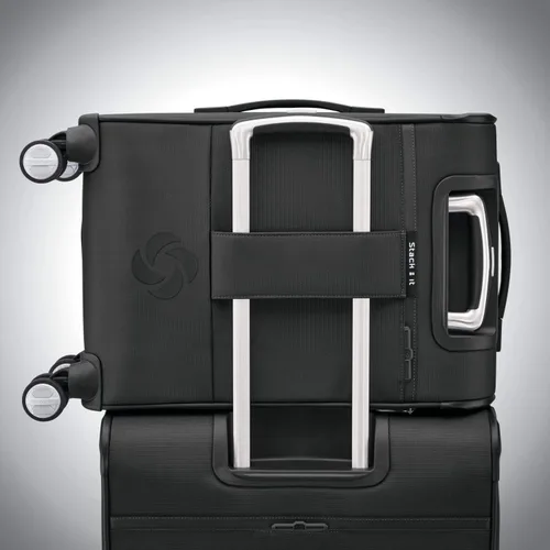 Miniatura 4 de Samsonite Solyte DLX Softside - Equipaje extensible con ruedas giratorias, Negro (Midnight black)), 123567-1548