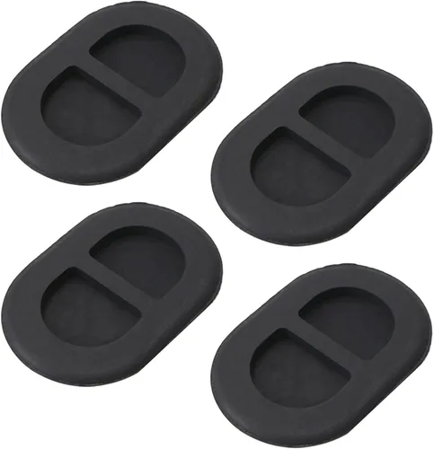 Miniatura 7 de 4 tapones de drenaje para Jeep, tapones de cuerpo de bandeja de piso trasero para Jeep Wrangler JK y JL 2014-2018, 4 tapones de repuesto de goma