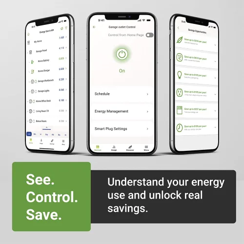 Miniatura 3 de Emporia Monitor de energía con 16 sensores + 4 enchufes inteligentes, seguimiento del uso de electricidad en todo el hogar y control en tiempo real