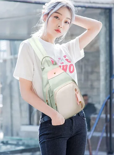 Miniatura 2 de zhongningyifeng Mochila pequeña para mujer, mini mochila de viaje de nailon, bolsa de hombro, bonita y ligera para mujer