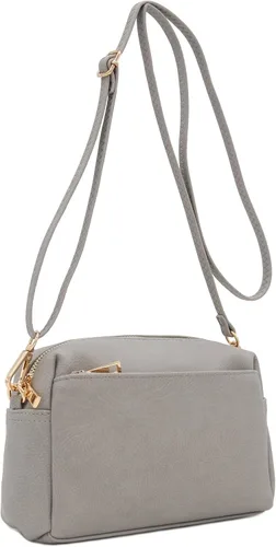 Miniatura 41 de FashionPuzzle Triple Zip Small Crossbody Bag