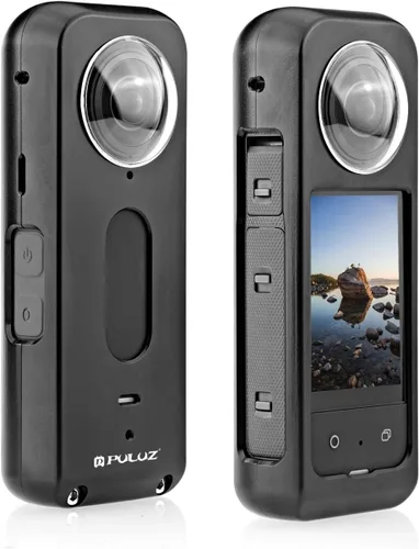 Miniatura 6 de PULUZ Funda protectora de metal + protectores de lente para Insta360 X3, carcasa antiarañazos y protector de lente impermeable de alta transmisión