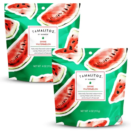 Miniatura 8 de Tamalitoz - Mango para masticar labios, caramelo duro mexicano de mango picante relleno de chile, lima y sal marina, caramelo de fruta hecho a mano