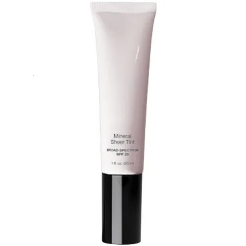 Mineral Sheer Tint SPF 20 - Crema hidratante tintada ligera enriquecida con minerales con protección solar de amplio espectro, acabado transparente
