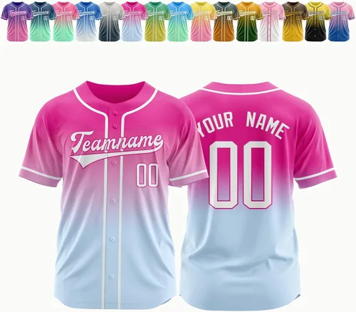 Miniatura 27 de Camiseta de béisbol personalizada, nombre de béisbol personalizado, logotipo de número, camiseta de béisbol personalizada para hombres, mujeres