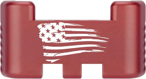 Miniatura 21 de NDZ Performance Placa trasera de aluminio con asistencia deslizante para Glock 1-5 Glock 17 19 19 19 x 22 23 24 26 27 31 32 33 34 35 45 47 49, Rojo