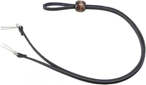 Gamboa Correa de barbilla para sombrero de cuero 100% para hombres y mujeres, cordón de barbilla extraíble para sombrero de vaquero y sombreros de