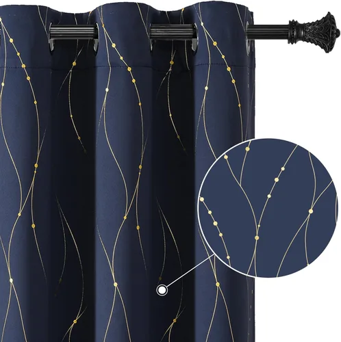 Miniatura 25 de BUHUA - Paneles de cortinas opacas para sala de estar, cortinas grises con aislamiento térmico, cortinas de ventana para dormitorio - 72 pulgadas