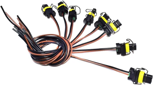 Miniatura 5 de Coleta de la válvula del conector IPR del inyector 8PCS para el diesel de 6,0 7,3 Ford PowerStroke