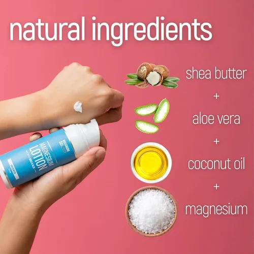 Miniatura 7 de Magnum Solace Loción de magnesio – Súper concentrada – Fabricado con aloe y karité – Seguro para niños, fabricado en los Estados Unidos (lavanda)