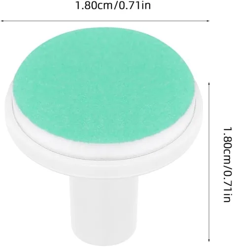 Miniatura 5 de DOITOOL Almohadillas de repuesto para lima de uñas eléctricas para bebés, 24 cabezales de rectificado de 0.70 pulgadas para recortadora de uñas