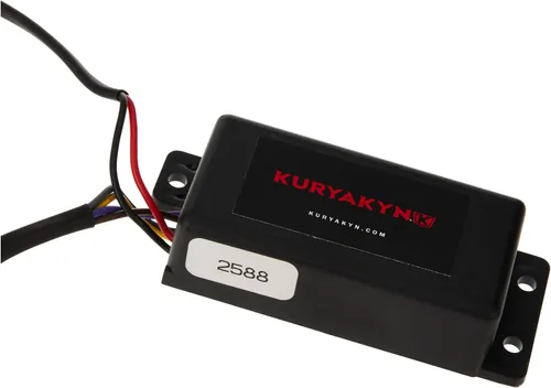 Miniatura 4 de Kuryakyn Componente de iluminación de motocicleta 2588: Módulo divisor de señal de giro LED trasero para 2015-2019 Indian Scout, 4 cables, negro