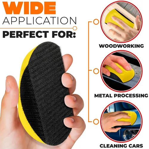 Miniatura 4 de Bloques de lijado de ratón para madera, bloque de lijadora de ratón, herramientas de carrocería automática, almohadillas de lijado de mano