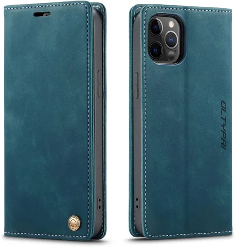 Miniatura 11 de QLTYPRI Para iPhone Air Case Wallet Con Tarjetero, Vintage PU Cuero Kickstand Cierre Magnético A Prueba De Golpes Folio Libro Funda Para IPhone 17
