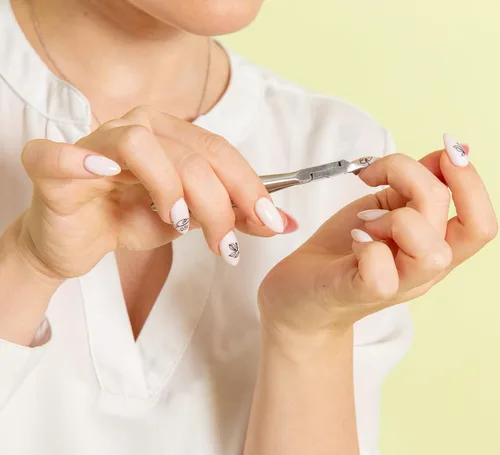 Miniatura 5 de Kit de herramientas para el cuidado de uñas, juego de 14 limas de uñas, bloque de amortiguador, esponja pulida, pinza de cutícula y empujador