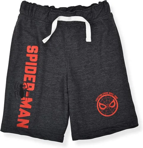 Miniatura 2 de Marvel Spider-Man - Conjunto de 2 pantalones cortos casuales para niño, azulgris