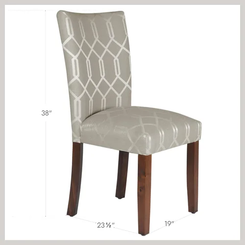 Miniatura 3 de HomePop Parsons - Silla clásica tapizada para comedor