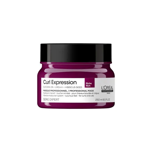 L'Oréal Professionnel Paris Máscara Rica de Expresión de Rizos - Para cabello rizado y rizado, proporciona hidratación intensa y definición de