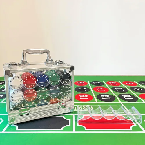 Miniatura 5 de SEETOOOGAMES Bandeja de fichas de póquer, soporte acrílico transparente para fichas de casino, vitrina de almacenamiento de fichas para Texas