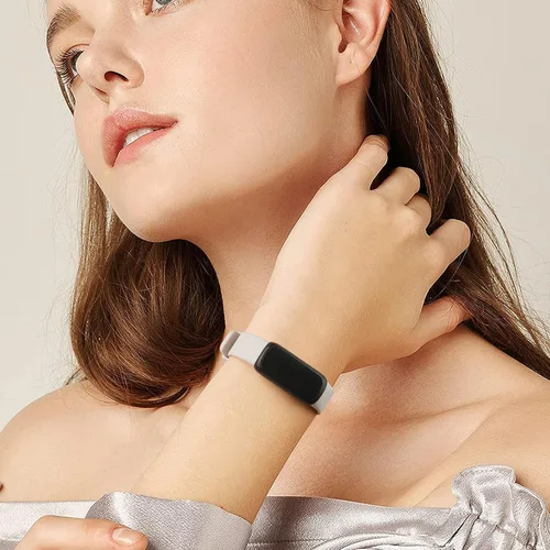 Miniatura 8 de Vancle Paquete de 4 bandas compatibles con bandas Fitbit Inspire 3 para mujeres y hombres, correas ajustables de silicona deportivas de repuesto