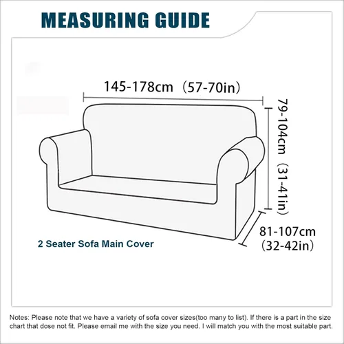 Miniatura 13 de Funda para Sofá de Terciopelo, Fundas Elásticas para Sofá para Funda Principal Separada/Respaldos y Cojines de Asiento, Funda para Sofá, para Fundas