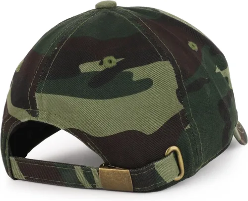 Miniatura 2 de Trendy Apparel Shop Símbolo nacional ucraniano bordado bajo perfil suave gorra de béisbol de algodón