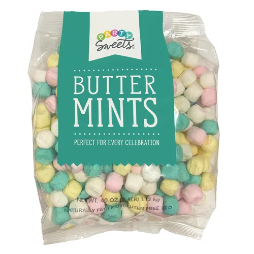 Miniatura 7 de Party Sweets Mentas pastel surtidas, 2.75 libras, aprox. 350 piezas de Hospitality Mints Colores pastel surtidos