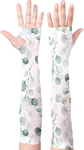 Mangas de jardinería, mangas de enfriamiento de brazo de protección solar para jardinería, mangas a prueba de espinas para cubrir brazos para Verde