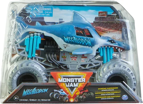 Miniatura 10 de Monster Jam, Camión monstruo oficial de El Toro Loco, vehículo de colección fundido a presión, escala 1:24, juguetes para niños a partir de 3 años