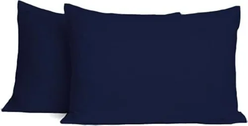 Miniatura 8 de SAHARBEDDINGS Funda de almohada de viaje de 12 x 20 pulgadas, 500 hilos, paquete de 2 fundas de almohada para bebé con envoltura, 100% algodón Negro