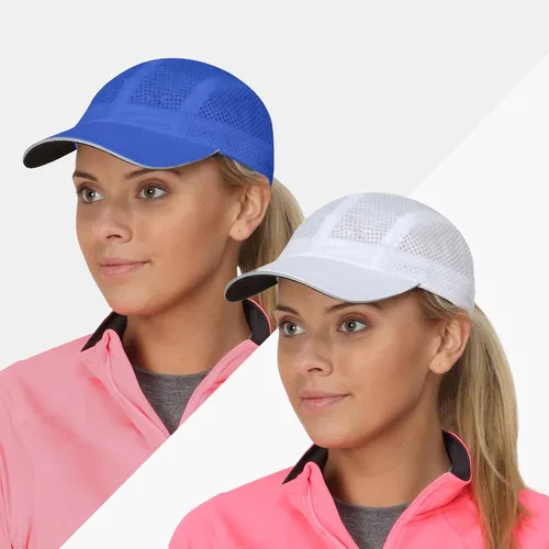 Miniatura 2 de TrailHeads Gorra deportiva de malla ligera y de secado rápido para mujer, con ribete reflectante