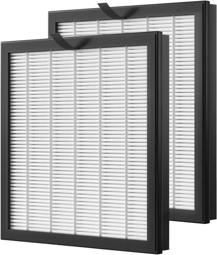 Paquete de 2 filtros de repuesto G3 True HEPA FXAP2W compatibles con purificador de filtro de aire AME=EU G3 Sferf-30 (FXAP2W), VEWIOR A3 y Tailulu