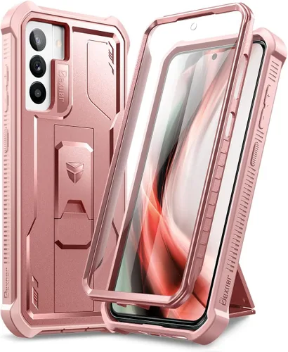 Miniatura 10 de Dexnor Funda para Samsung Galaxy S21 FE, [protector de pantalla y soporte integrados] Protección de grado militar resistente a prueba de golpes