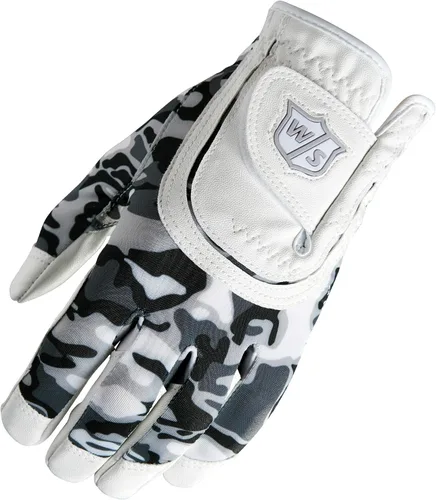 Miniatura 2 de Guante de golf Wilso Staff Junior Fit All Camo Negro/Blanco