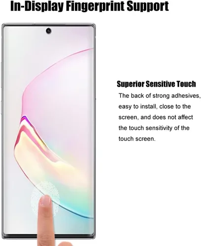 Miniatura 5 de Paquete de 2 protectores de pantalla para Samsung Galaxy Note 10 Plus 5G / 4G (6.8 pulgadas) (no vidrio), película flexible de TPU suave
