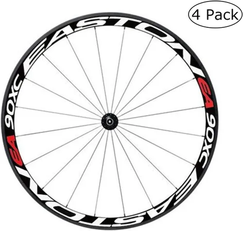Miniatura 2 de Paquete de 4 calcomanías reflectantes para bicicleta, llantas de bicicleta