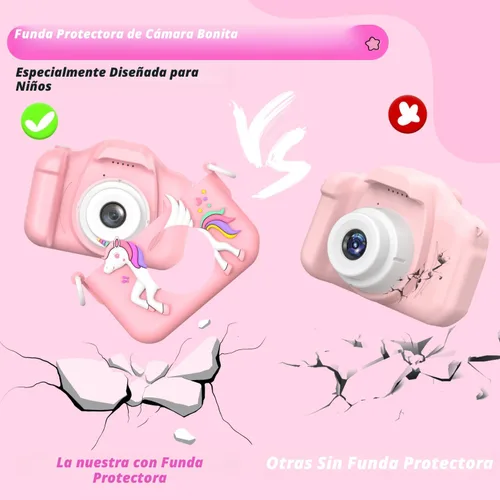 Miniatura 7 de Cámara Mejorada para Niños para Niñas, Regalos de Navidad y Cumpleaños para Niños, Cámara de Video Digital Selfie HD 1080P para Niños Pequeños