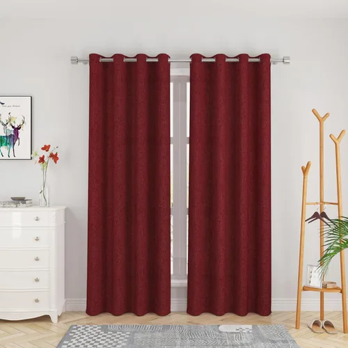 Miniatura 62 de UPOPO Cortinas de niveles de cocina negras de privacidad de lino texturizado de 24 pulgadas de largo, cortinas de café sobre el fregadero, cortinas