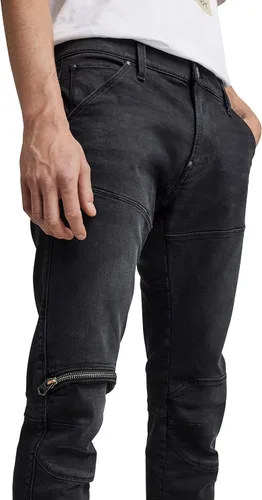 Miniatura 5 de 5620 - Jeans ajustados con cremallera 3D, Se usa en ónix negro