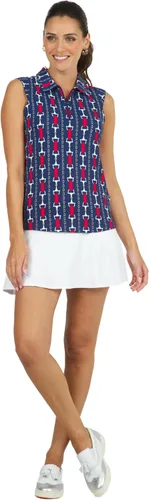 Miniatura 2 de IBKUL Athleisure Wear 14546 - Polo sin mangas con protección solar UPF 50+ Icefil con estampado Vic