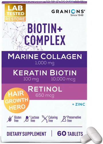 Miniatura 13 de Complejo de pastillas de colágeno marino – Suplemento de ácido hialurónico de 200 mg, coenzima Q10 CoQ10, péptidos de colágeno marino hidrolizados