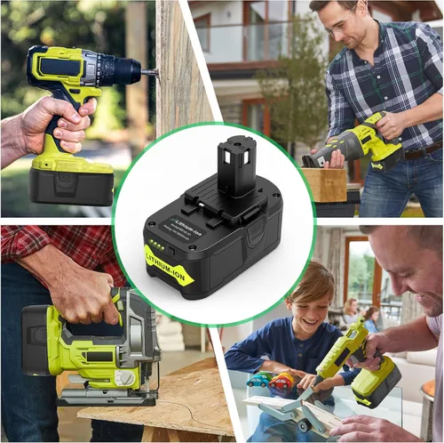 Miniatura 8 de TREE.NB 8.0Ah 18Volt Replacement for Ryobi 18V Lithium Battery Ultra-High Capacity Compatible with Ryobi ONE+ 18V Battery P102 P103 P104 P105 P106