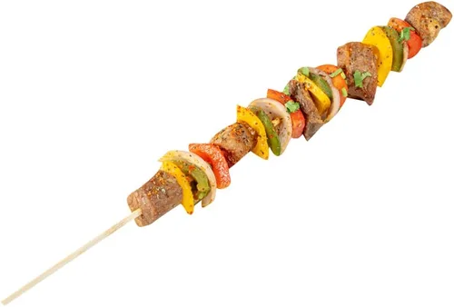 Miniatura 23 de Restaurantware Robata - Pinchos para asar de 8 pulgadas, 100 pinchos de alta resistencia, pinchos de bambú desechables congelables para verduras