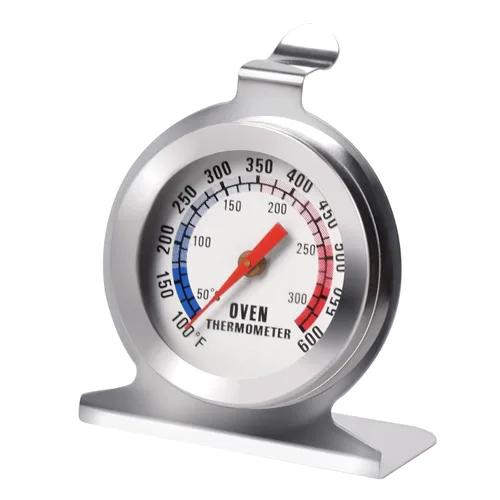 Miniatura 8 de Termómetro de horno de acero inoxidable para horno eléctrico/de gas, termómetro para ahumar parrilla de cocina (122.0-572.0 °F/100-600°F) (2)