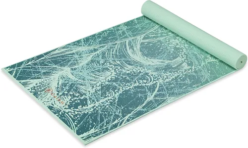 Miniatura 13 de Gaiam - Tapete de yoga con estampado, antideslizante para ejercicio y fitness para todo tipo de yoga, pilates y ejercicios en el suelo Marea