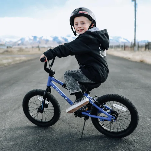Miniatura 7 de cubsala Bicicleta para niños de 12, 14, 16, 18 pulgadas, estilo BMX, con ruedas de entrenamiento, freno para niños de 2 a 10 años, varios