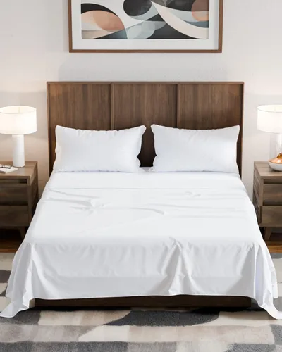 Miniatura 27 de Juego de sábanas tamaño King para RV de 72" x 80" - Sábanas de 4 piezas para cama RV Short Queen - Ultra suaves, transpirables y refrescantes - 01