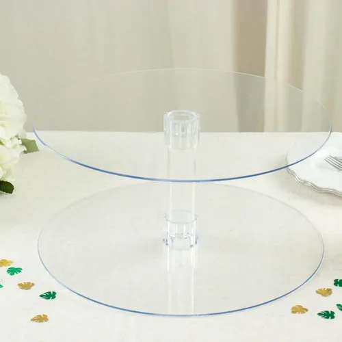 Miniatura 5 de Efavormart - Soporte para decoración de postres de 2 niveles de 18 pulgadas para cumpleaños, Navidad, fiesta, boda