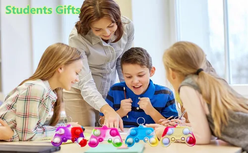 Miniatura 4 de Paquete de 24 controladores de juego a granel, mini llavero pop Fidget para niños y niñas, suministros para fiestas de cumpleaños, premios