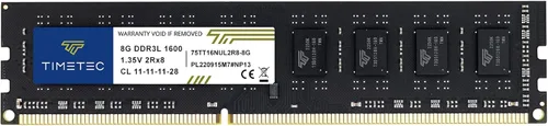 Miniatura 8 de Timetec - Módulo de memoria RAM de 32 GB (4 x 8 GB) DDR3 1600 MHz (DDR3-1600) PC3-12800 (PC3-12800U) no admite memoria ECC sin búfer, 1,5 V, CL11